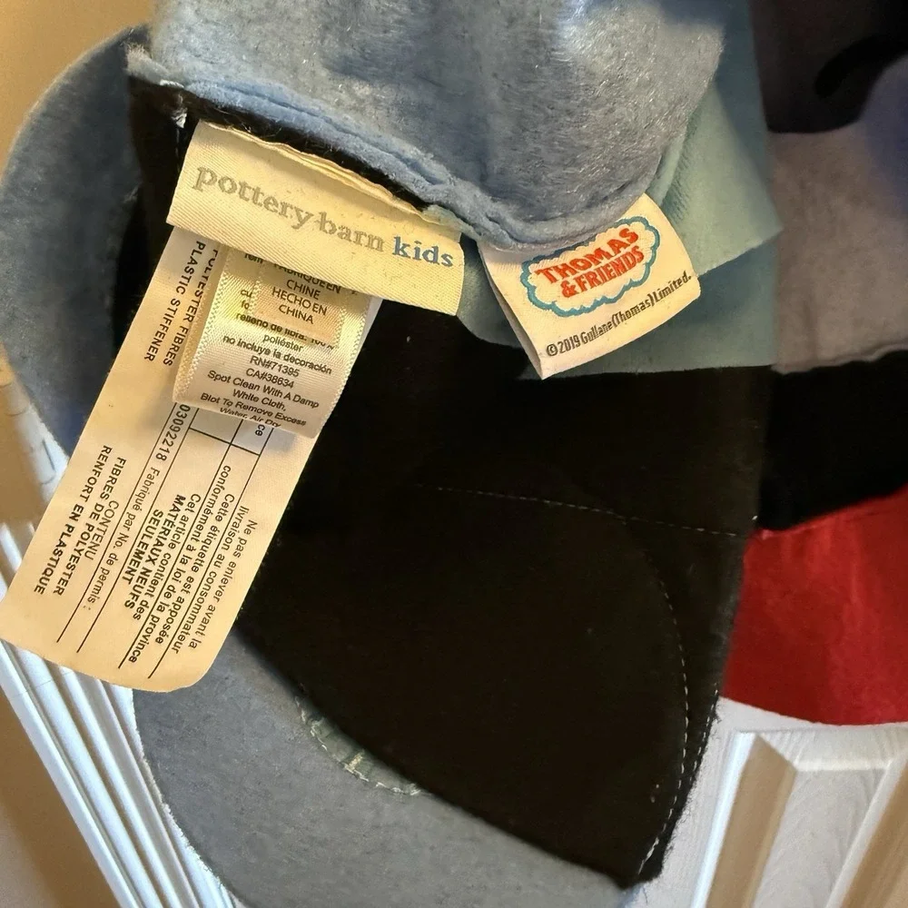 POTTERY BARN Kids Unisex Toddler THOMAS #1 Tank Engine TRAIN 3D Costume sz 3T